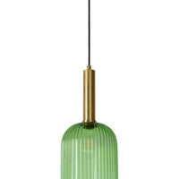Lucide MALOTO loftslampe, vintage oval metal og glas, E27 fatning, maks. 40W, IP20, grøn bronzefinish