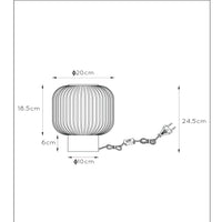 Lucide Maloto vintage table lamp, metal and glass, E27 socket, 40W max, IP20, bronze green amber finish