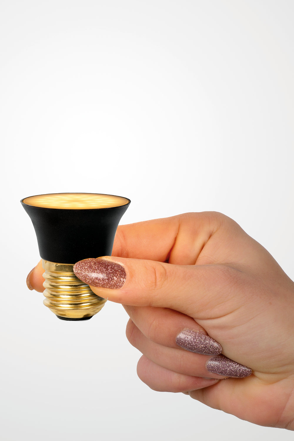 Lucide G45 LED pære E27 5W 2700K 450 lumen 3 StepDim Sort Mat IP20