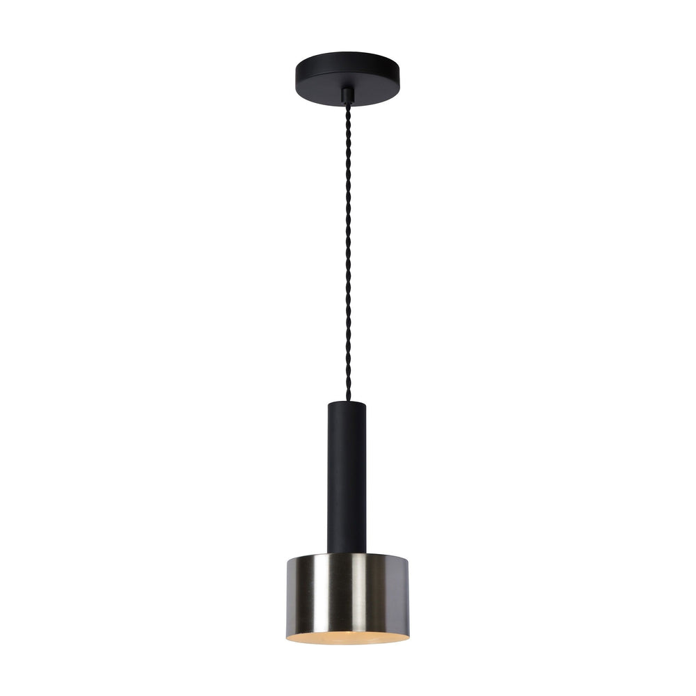 Lucide TEUN sort LED pendellampe ø13cm E27 fatning Tsong aluminium