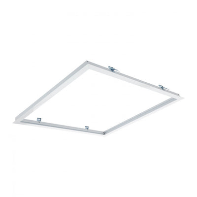 LCB LED panellist ramme 30x30cm indbygget montering, Hvid aluminium, IP20, 220-240V, CE RoHS