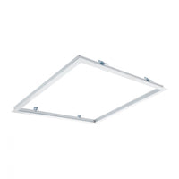 LCB LED panel frame 30x30cm recessed mount, White aluminum, IP20, 220-240V, CE RoHS