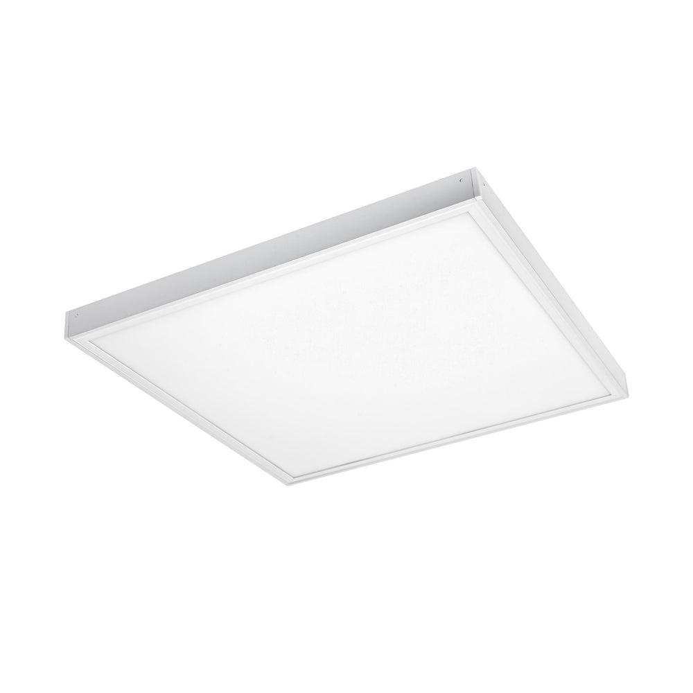 Spectrum algine 600x600mm LED loftlampe hvid aluminium til kontorlokaler, koldt miljø -20/+40, 2 års garanti