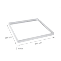 Spectrum algine 600x600mm LED loftlampe hvid aluminium til kontorlokaler, koldt miljø -20/+40, 2 års garanti