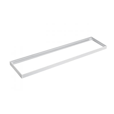 Spectrum LED-ramme til overfladearmatur 300x120mm hvid, energibesparende design til optimal rumoplysning