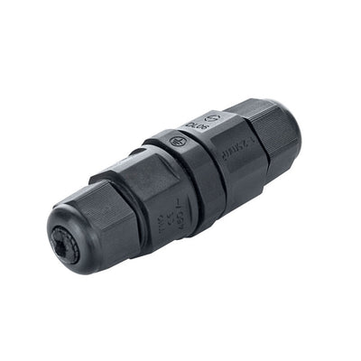 Aigostar LED stikforbindelse vandtæt 3-leder til 0,5-2,5mm² kabler IP68 Sort CE RoHS certificeret