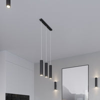 Aigostar LED pendellampe Sort LOOPEZ 2xGU10 fatning, aluminiumshus, 220-240V, IP20, CE RoHS