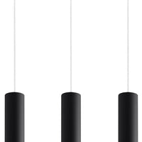 Aigostar LED pendellampe Sort LOOPEZ, 3 x GU10 fatning, IP20, aluminiumshus, CE RoHS certificeret