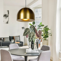Lucide AKRON LED pendellampe E27 50W mat guld aluminium 60mm