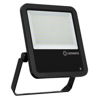 LED projektør med fotocelle sort 100w 15000 lumen 100d 4000k kold hvid ip66 lyssensor