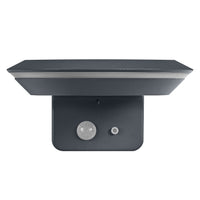 Ledvance Endura Style solar GLOW Wall Sensor LED 3.6W 3000K IP44 Dark Gray Outdoor Light