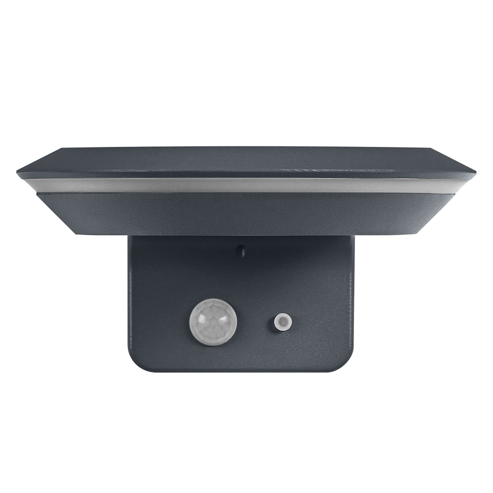 Ledvance Endura Style solar GLOW Wall Sensor LED 3.6W 3000K IP44 Dark Gray Outdoor Light