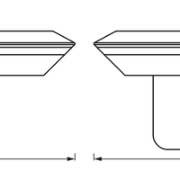Ledvance Endura Style solar GLOW Wall Sensor LED 3.6W 3000K IP44 Dark Gray Outdoor Light