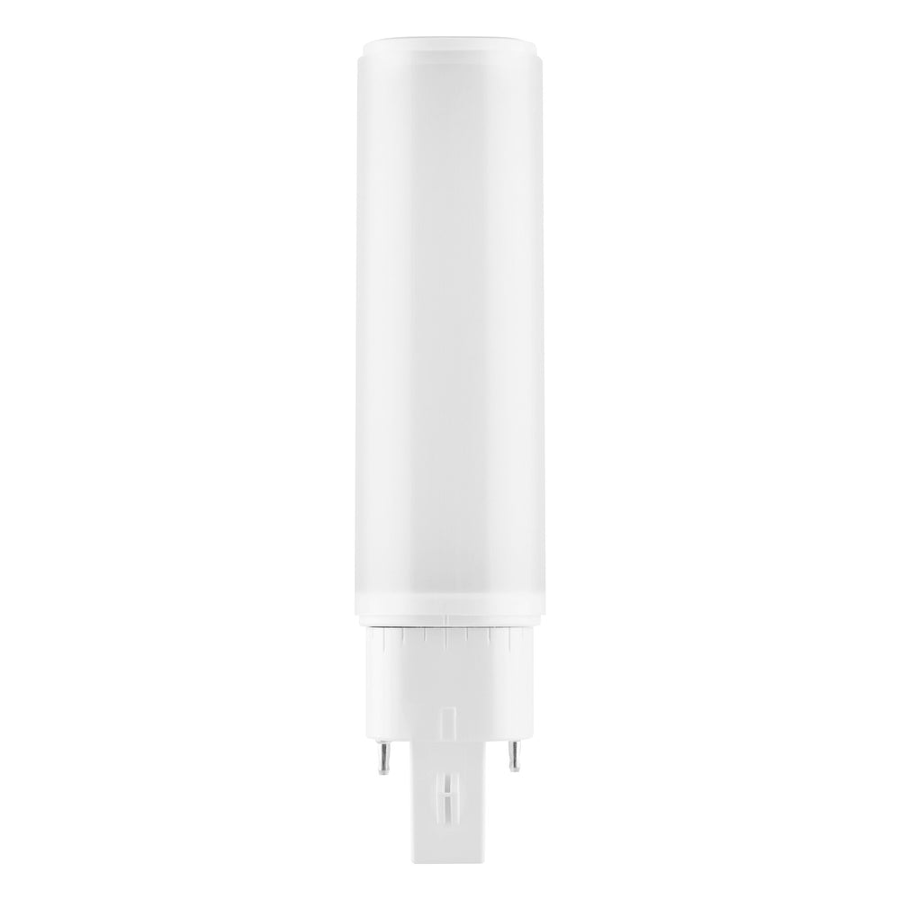 led pl-c dulux hf & ac mains v 6w 600 nyttige lumen 3000k g24q-1 erstatter 13w