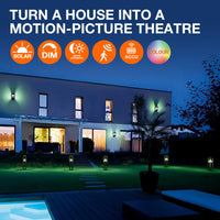 Ledvance Endura Style solar GLOW Wall Sensor LED 3.6W 3000K IP44 Dark Gray Outdoor Light