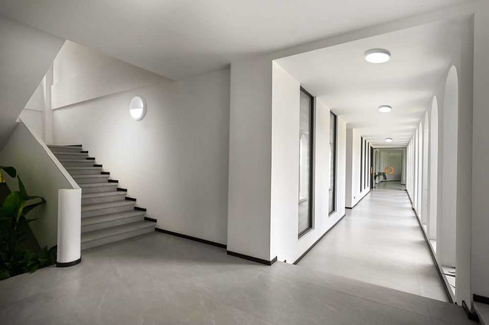 Ledvance LED Bulkhead Rund 300mm 17W IP65 IK10 3000K 4000K Hvid Overflademonteret Væg Loftlampe