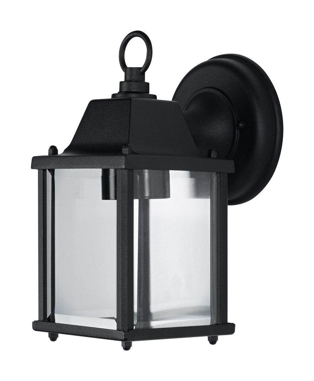 Ledvance ENDURA Classic Lantern Square S E27 udendørs væglampe Sort IP43 støbt aluminium