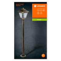 Ledvance ENDURA Classic Tradition udendørs gulvlanterne E27 Sort/Guld IP44 aluminium 1000mm