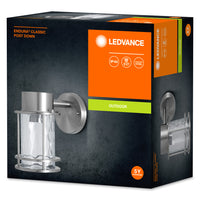 Ledvance ENDURA Classic Post Down E27 udendørs væglampe Rustfrit stål Glas IP44 220-240V 60W maks