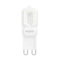 Braytron LED G9 kapsel, 3W dæmpbar, 3000K varm hvid, 260 lumen, 240° strålevinkel, 220-240V