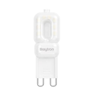 Braytron LED G9 kapsel, 3W dæmpbar, 3000K varm hvid, 260 lumen, 240° strålevinkel, 220-240V