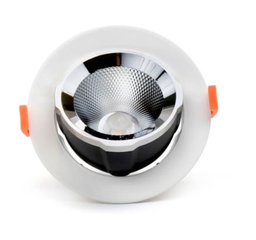 LCB LED downlight 10W med 3000K eller 4000K muligheder, Philips chip, IP20