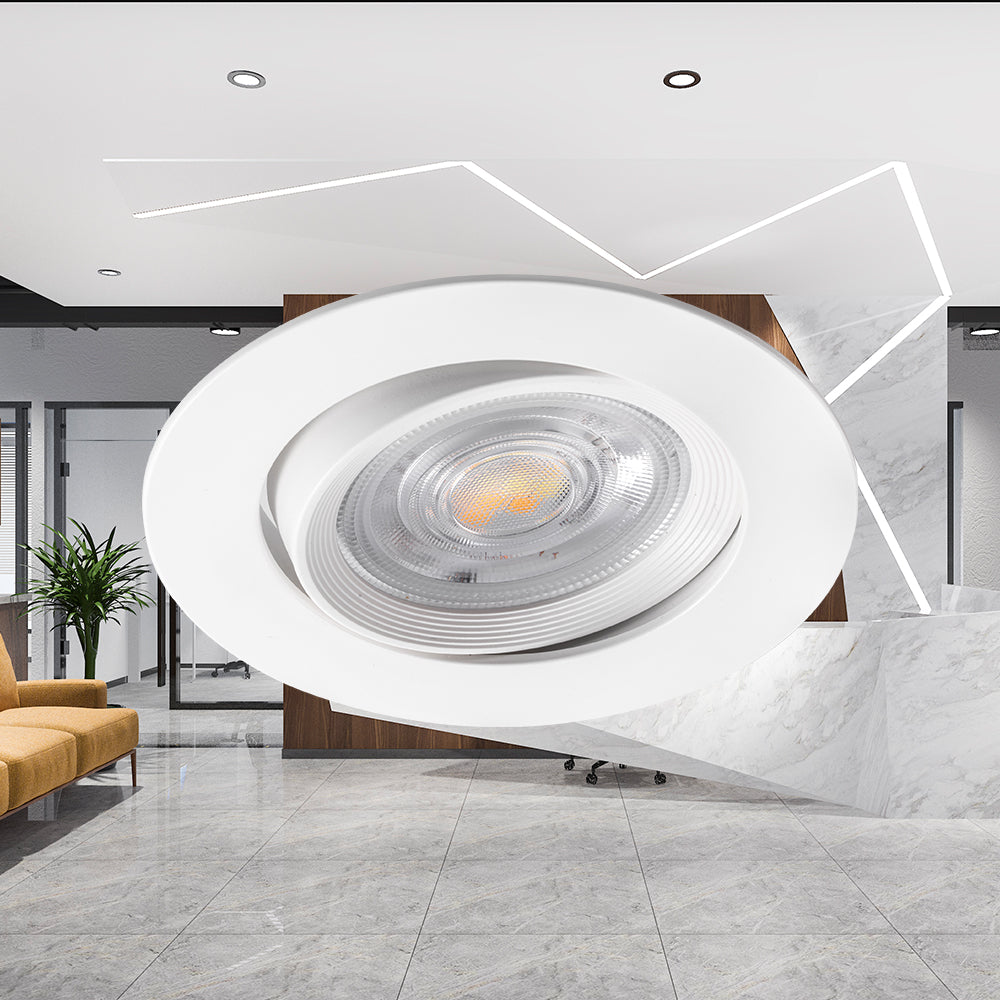 Braytron 7W dæmpbar LED-spotlight 630 lumen 3-i-1 farve hvid IP20