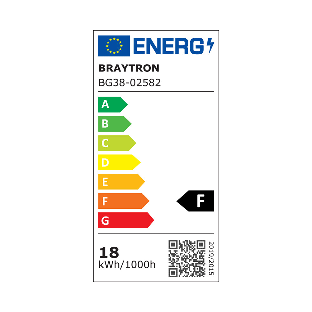 Braytron udendørs LED-væglampe 2x9W IP65 3IN1 1780 lumen grå