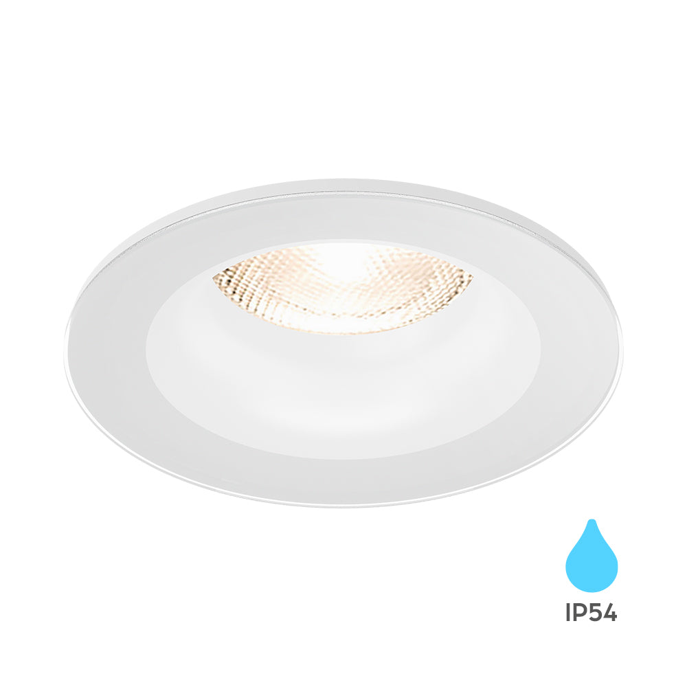 Braytron GU10 indbygget spotlight 35W hvid IP54 indendørs belysning