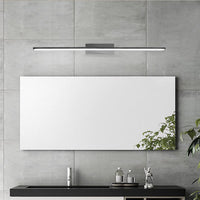 Braytron 12W LED spejllampe, 900 lumen, 3-i-1 CCT, IP44, sort aluminium, 600 mm længde