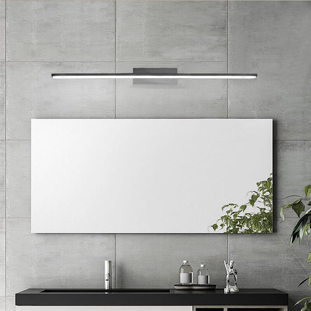 Braytron 12W LED spejllampe, 900 lumen, 3-i-1 CCT, IP44, sort aluminium, 600 mm længde