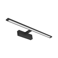 Braytron 12W LED spejllampe, 900 lumen, 3-i-1 CCT, IP44, sort aluminium, 600 mm længde