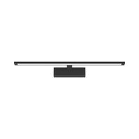 Braytron 12W LED spejllampe, 900 lumen, 3-i-1 CCT, IP44, sort aluminium, 600 mm længde