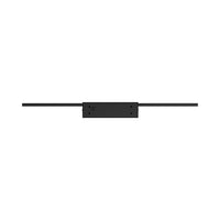 Braytron 12W LED spejllampe, 900 lumen, 3-i-1 CCT, IP44, sort aluminium, 600 mm længde