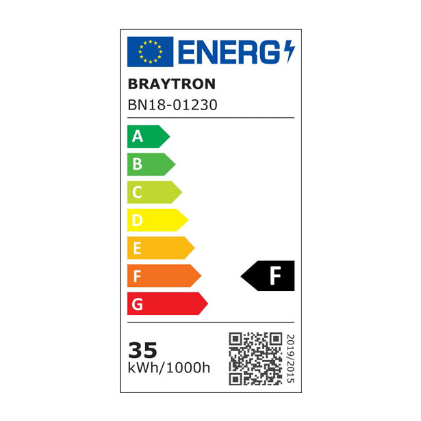 Braytron LED armatur 35W 6500K 3600 lumen IP40 220-240V Hvid 1175mm koldhvid indendørs belysning