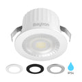 Braytron LED spotlys 3W 3000K 210 lumen IP54 >80CRI 38° lysstråle ikke-dæmpbar 220-240V varm hvid