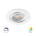 Braytron LED Spotlys 7W 220-240V 3-i-1 CCT Dæmpbar Rund Hvid IP20 630 lumen 38° Lysvinkel