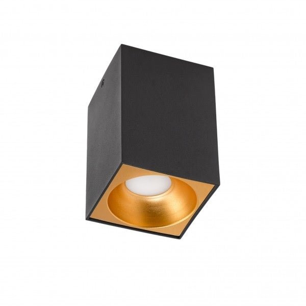 Spectrum LED loftspot kube mat sort 95x95x138mm excl. LED spot til moderne belysning