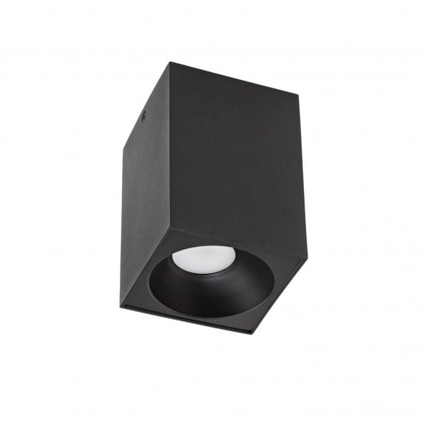 Spectrum LED loftspot Cube Sort 95x95x138mm IP20 230V hus uden LED spot