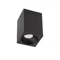 Spectrum LED loftspot kube mat sort 95x95x138mm IP20 GU10 fatning, vælg din egen lumen og farve, stram installation