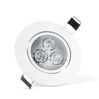 3W dæmpbar LED indbygget spotlys med 4000K hvidt lys, erstatter 25W, vipbar