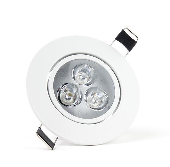 LCB LED recessed spotlight 10.5W 3000K warm white IP20 220-240V Philips chip CE RoHS 83mm cutout