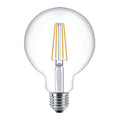lcb LED filament lampe G125 XL globe E27 4W 2700K varm hvid erstatter 40W