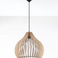 Sollux Lighting LED pendellampe APRILLA, 1xE27 fatning, 220-240V, IP20, mat guld aluminium, CE RoHS