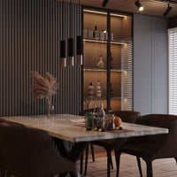 Led pendant light black gold loopz 1xGU10 fitting sollux lighting