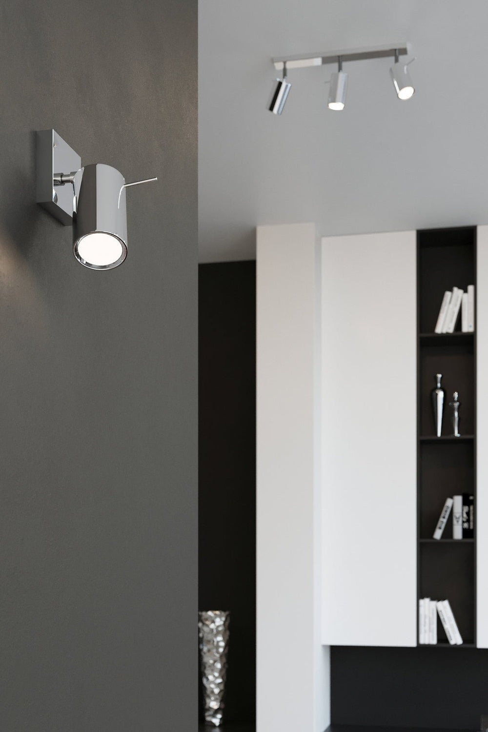 Sollux Lighting LED plafondspot chrome RING with 2 GU10 sockets, 50W, IP20