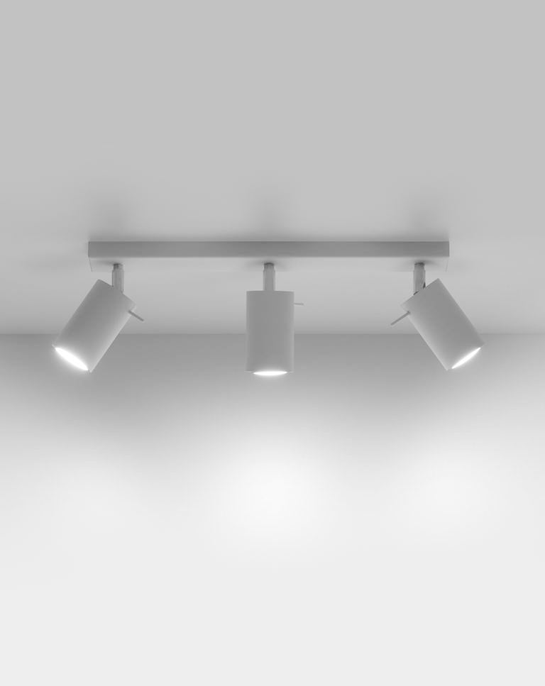 Sollux Lighting LED plafondspot white RING with 3 x GU10 fitting