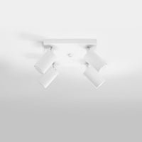 Sollux lighting LED plafondspot with 4 x GU10 sockets, IP20, 220-240V, 80 CRI