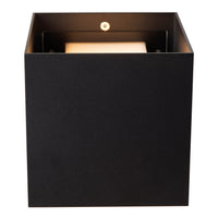 Lucide LED outdoor wall lamp exeter black E27 IP54 220V 50W flicker-free