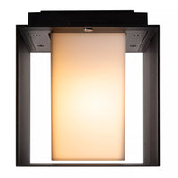 Lucide LED outdoor wall lamp exeter black E27 IP54 220V 50W flicker-free